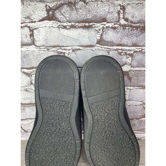 SAS Shoes Free Time Lace Casual Walking Sneakers Black Leather Men 12 W3 US/45EU - Picture 8 of 16